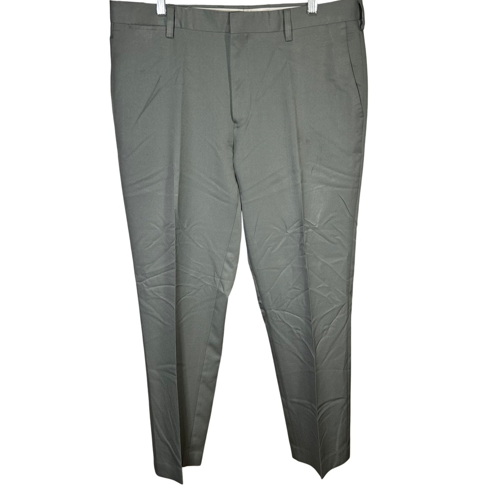 Louis Raphael Tailored Men's Gray Polyester Dress Pants Size 38x32
